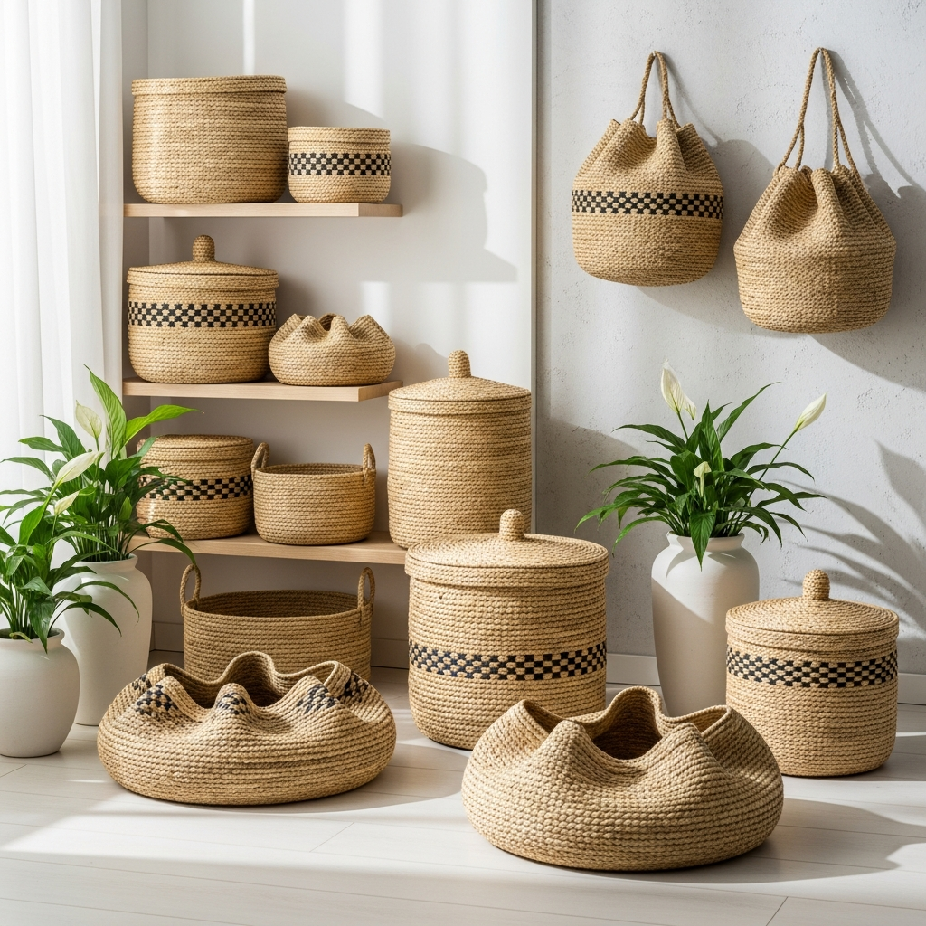 Produits de la collection Paniers et rangement du Maroc sur Wedina