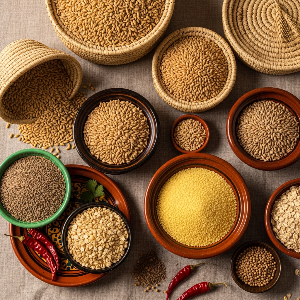 Produits de la collection Couscous, grains et céréales du Maroc sur Wedina