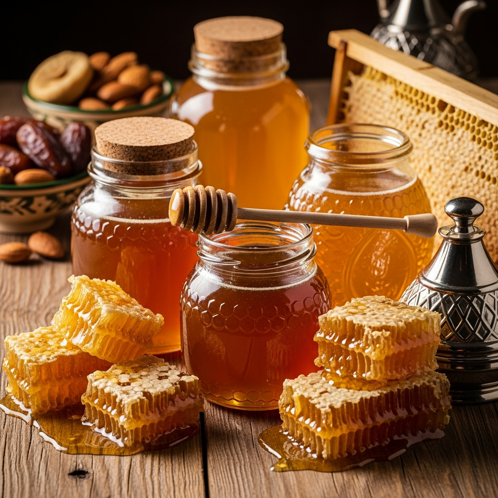 Produits de la collection Miel et édulcorants naturels du Maroc sur Wedina