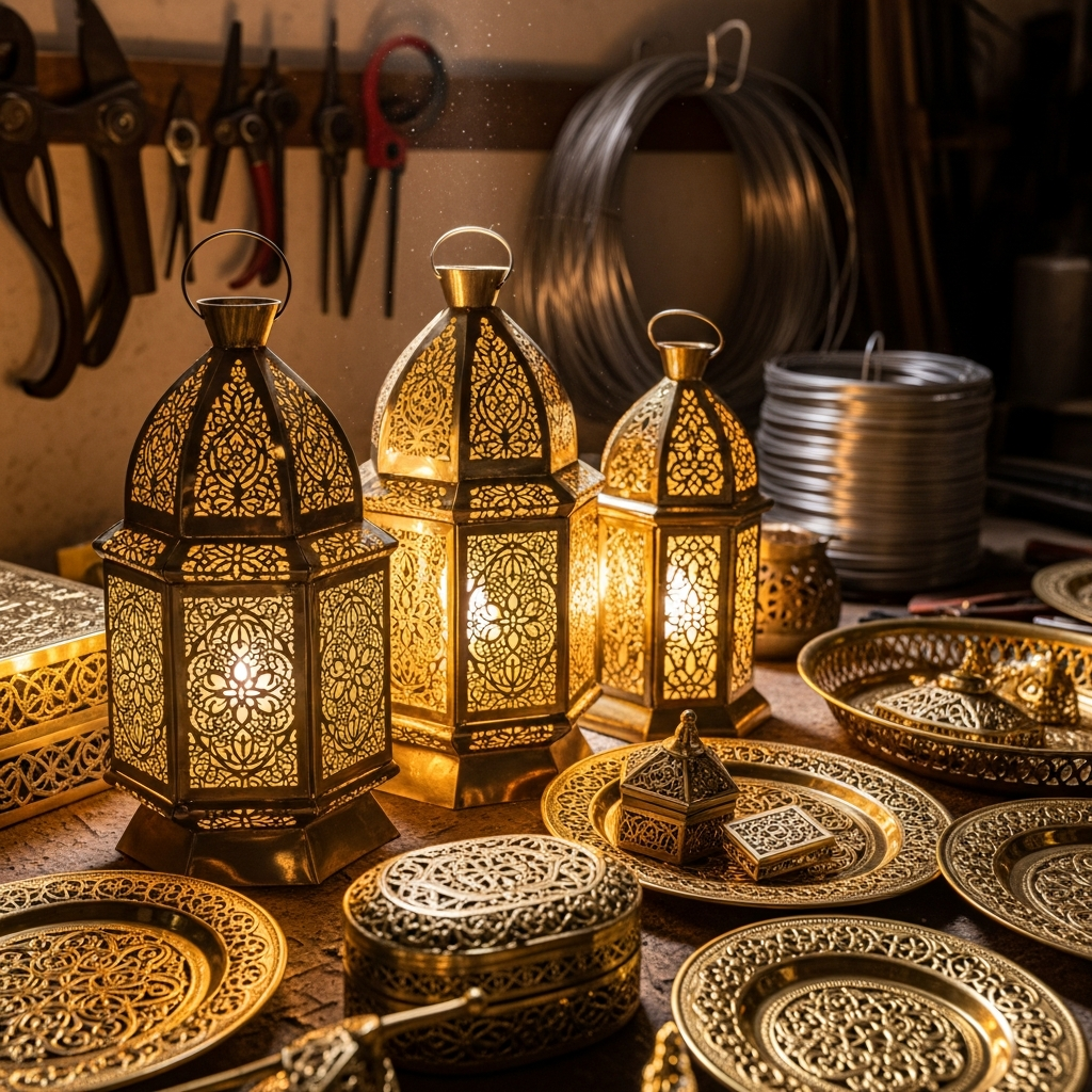 Produits de la collection Ferronnerie et lanternes du Maroc sur Wedina