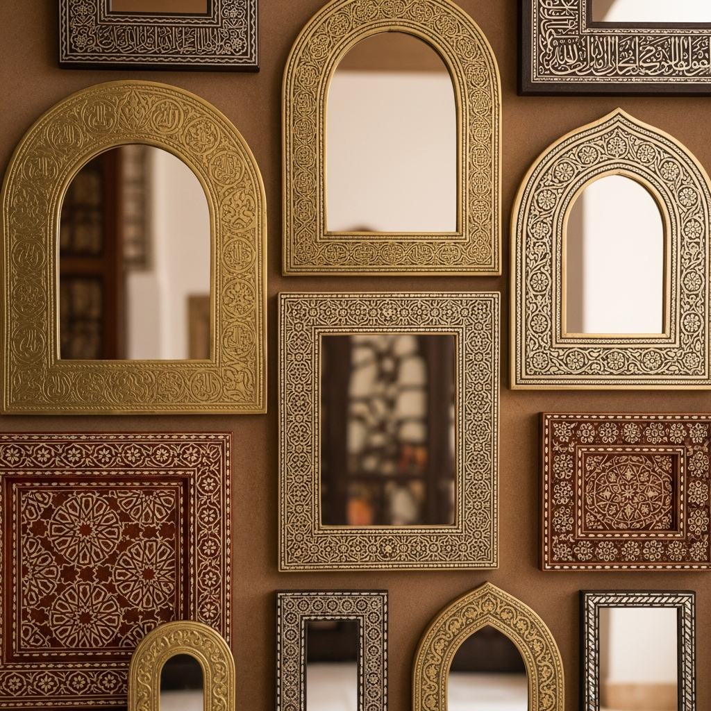 Produits de la collection Miroirs et cadres du Maroc sur Wedina