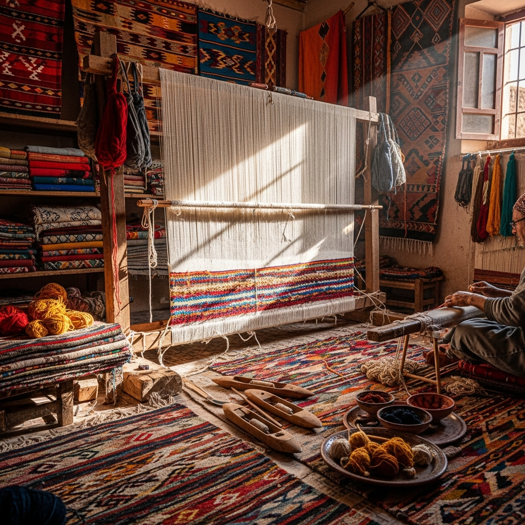 Produits de la collection Textiles et tissage du Maroc sur Wedina